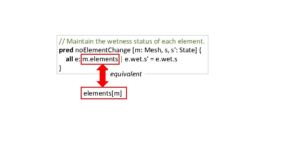 // Maintain the wetness status of each element. pred no. Element. Change [m: Mesh,