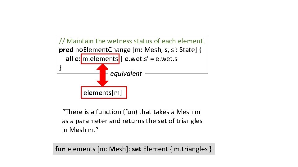 // Maintain the wetness status of each element. pred no. Element. Change [m: Mesh,