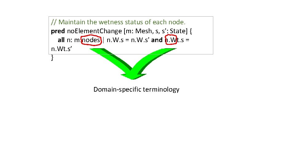 // Maintain the wetness status of each node. pred no. Element. Change [m: Mesh,