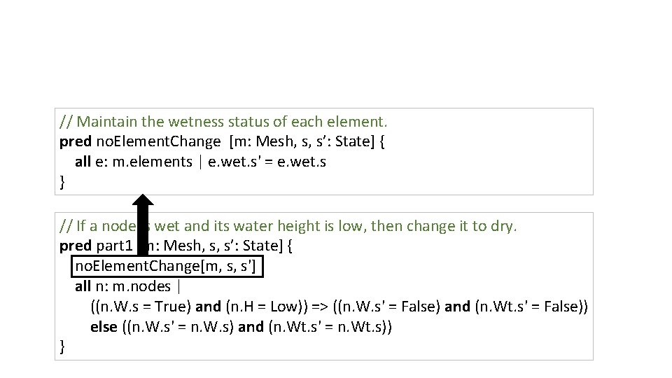 // Maintain the wetness status of each element. pred no. Element. Change [m: Mesh,