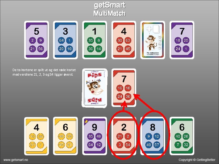 get. Smart Multi. Match De to kortene er spilt ut og det røde kortet