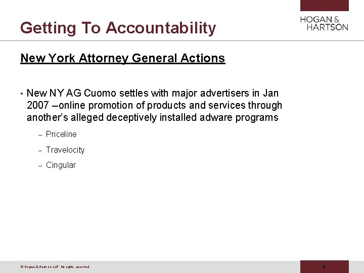 Getting To Accountability New York Attorney General Actions • New NY AG Cuomo settles Getting To Accountability New York Attorney General Actions • New NY AG Cuomo settles