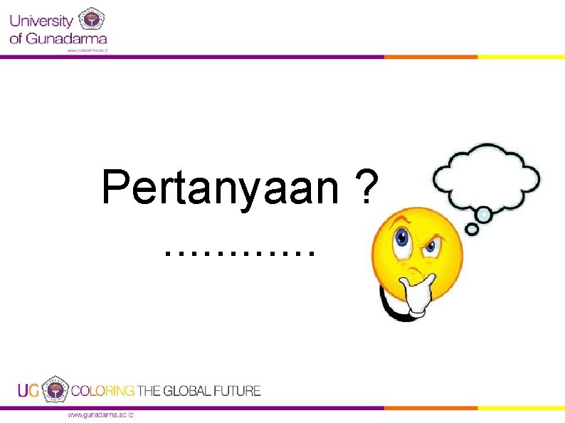 Pertanyaan ? . . . 