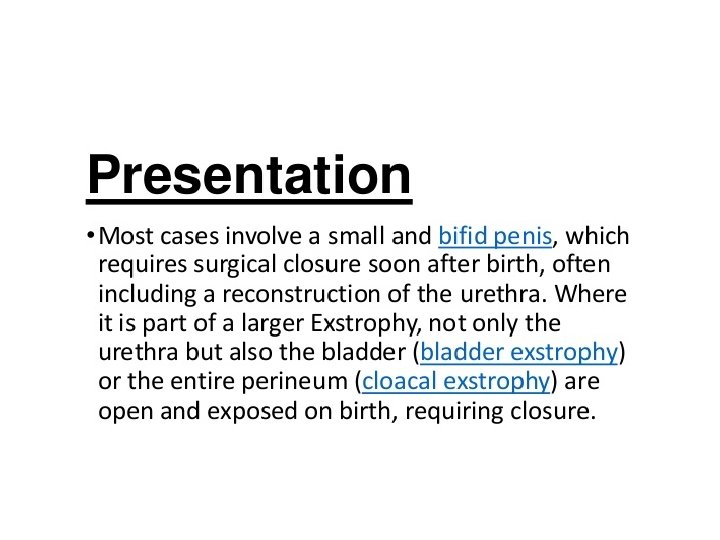 Hypospadias Epispadias and Posterior urethral valves Dr Ankur
