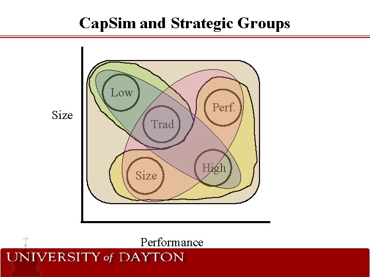 Cap. Sim and Strategic Groups Low Size Perf. Trad Size High Performance 