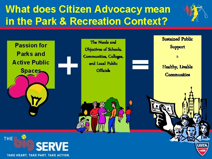 What does Citizen Advocacy mean in the Park & Recreation Context? Passion for Parks