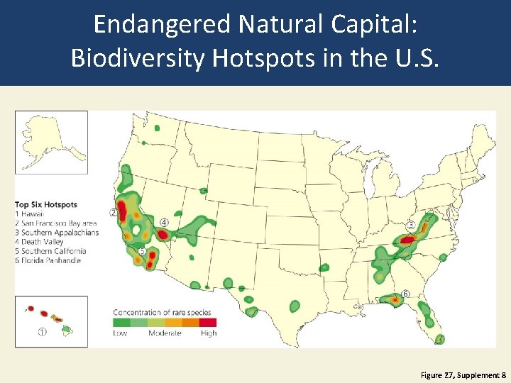 Endangered Natural Capital: Biodiversity Hotspots in the U. S. Figure 27, Supplement 8 