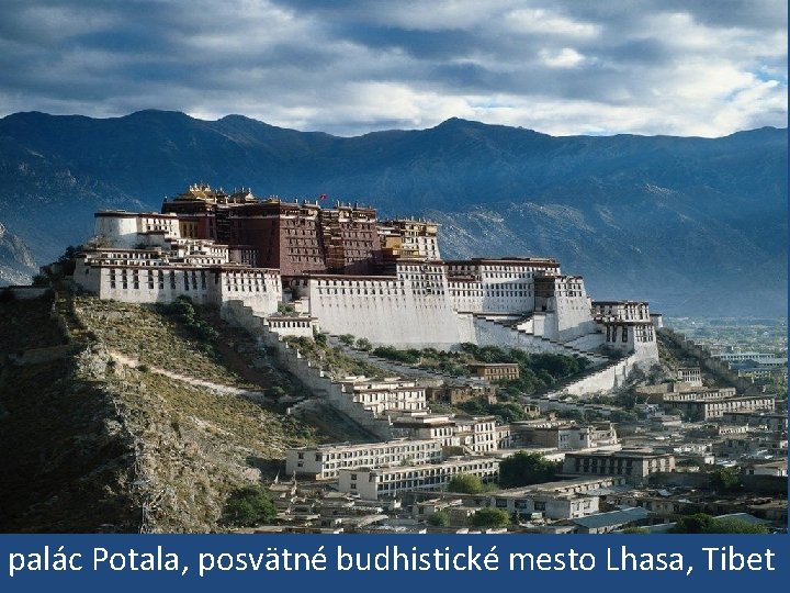 palác Potala, posvätné budhistické mesto Lhasa, Tibet 
