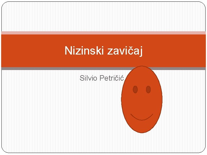 Nizinski zavičaj Silvio Petričić 