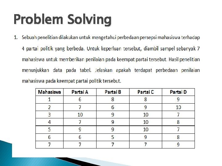 Problem Solving 