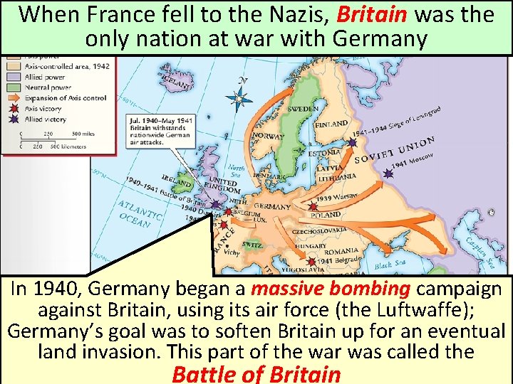When France fell to the Nazis, Britain was the only nation at war with
