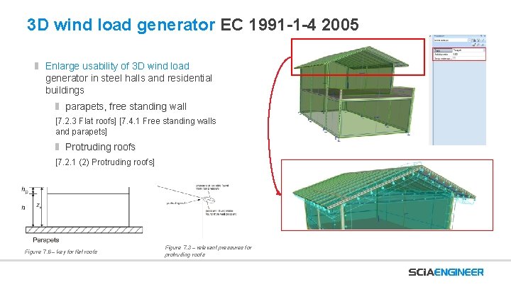 3 D wind load generator EC 1991 -1 -4 2005 Enlarge usability of 3