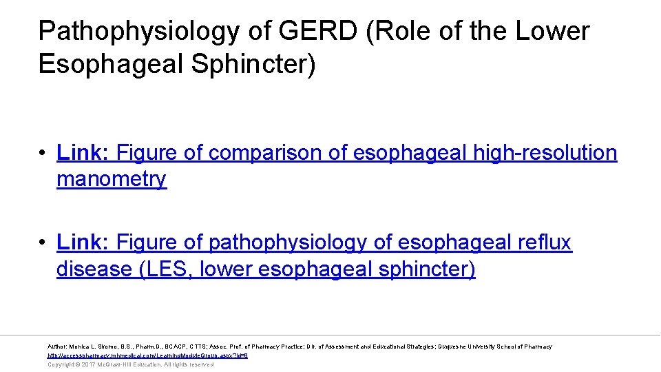 Pathophysiology of GERD (Role of the Lower Esophageal Sphincter) • Link: Figure of comparison