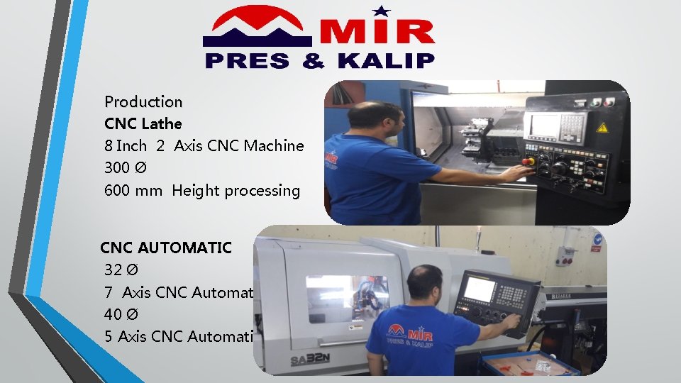  Production CNC Lathe 8 Inch 2 Axis CNC Machine 300 Ø 600 mm