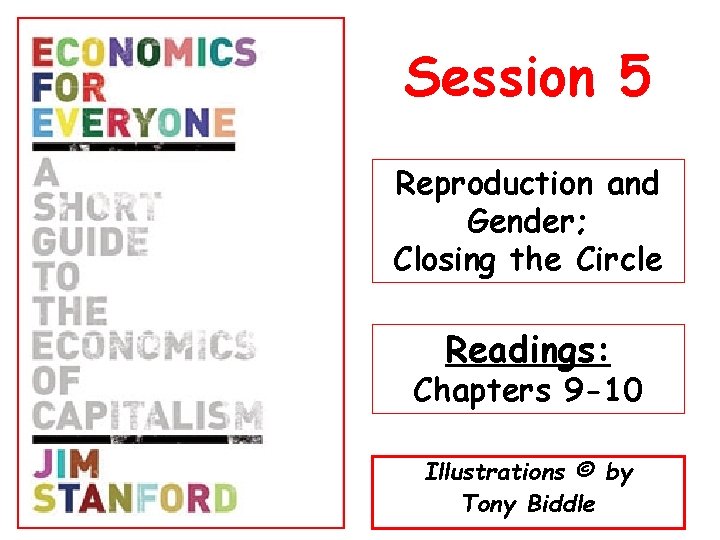 Session 5 Reproduction and Gender; Closing the Circle Readings: Chapters 9 -10 Illustrations ©