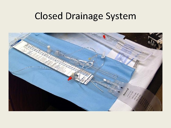 Closed Drainage System 