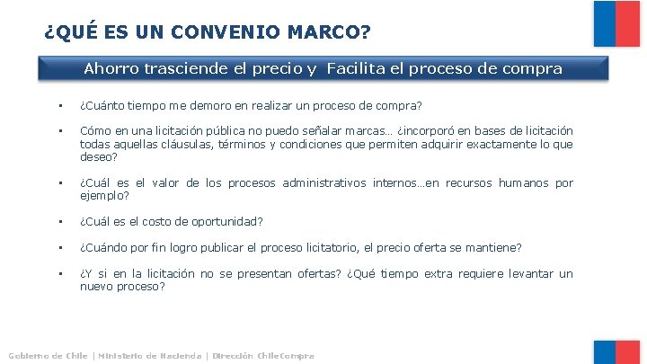 ¿QUÉ ES UN CONVENIO MARCO? Ahorro trasciende el precio y Facilita el proceso de