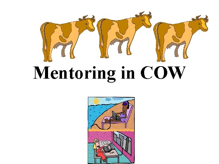 Mentoring in COW 