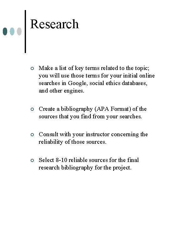 Capstone Project For Social Ethics A Manual For