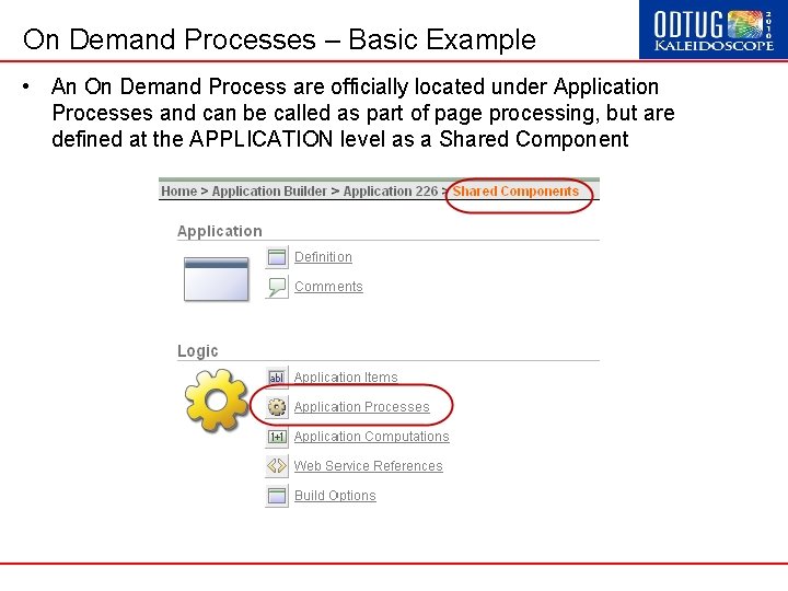 On Demand Processes – Basic Example • An On Demand Process are officially located