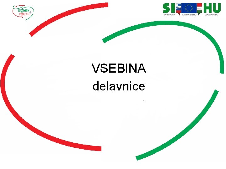 VSEBINA delavnice 