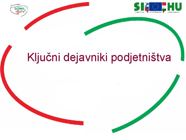 Ključni dejavniki podjetništva 