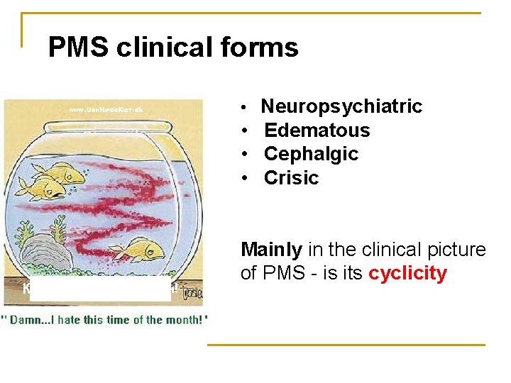 PMS clinical forms • Neuropsychiatric • Edematous • Cephalgic • Crisic Как я ненавижу
