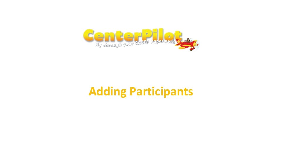 Adding Participants 