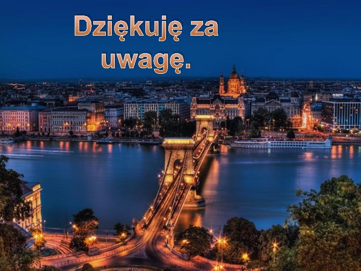 Dziękuję za uwagę. 