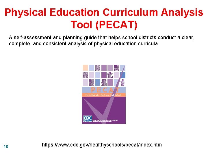 Physical Education Curriculum Analysis Tool (PECAT) A self-assessment and planning guide that helps school