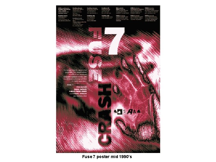Fuse 7 poster mid 1990’s 