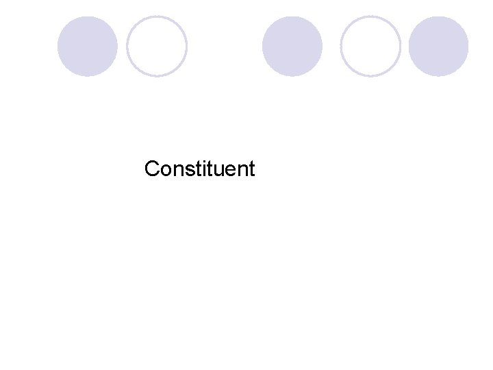 Constituent 