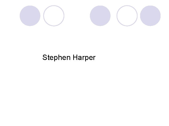 Stephen Harper 