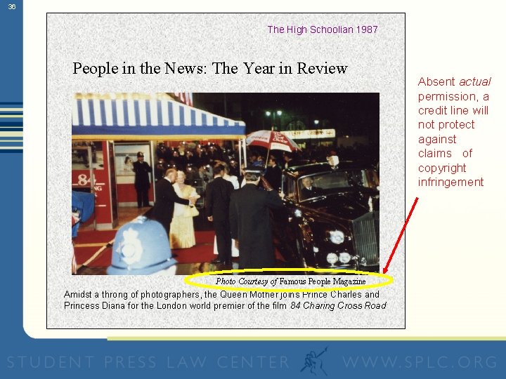 36 The High Schoolian 1987 People in the News: The Year in Review Photo