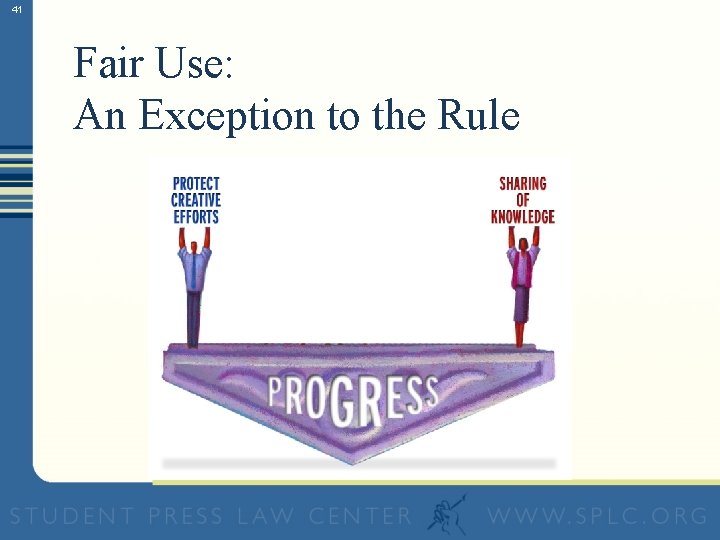 41 Fair Use: An Exception to the Rule 