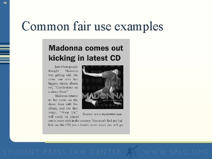 49 Common fair use examples 