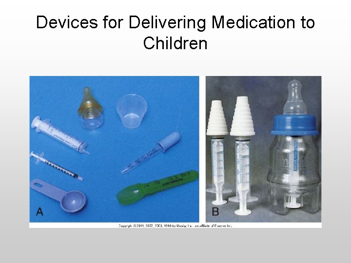 Devices for Delivering Medication to Children 