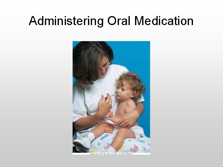 Administering Oral Medication 