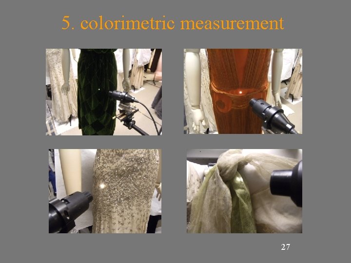 5. colorimetric measurement 27 