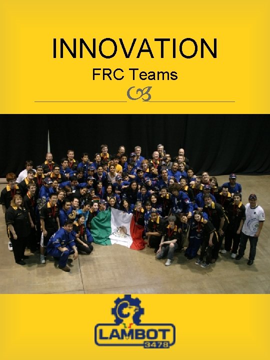 INNOVATION FRC Teams 