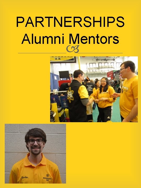 PARTNERSHIPS Alumni Mentors 