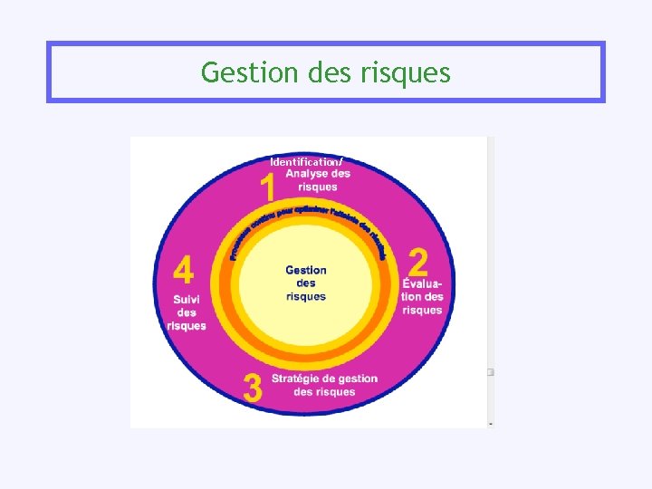 Gestion des risques Identification/ 