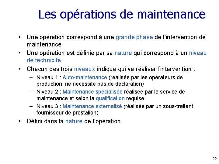 ePrelude com Module de gestion de la maintenance