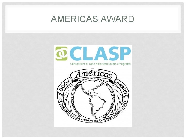 AMERICAS AWARD AMERICAS AWARD