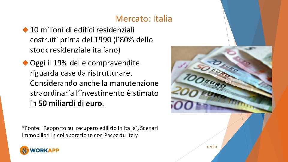 Mercato: Italia 10 milioni di edifici residenziali costruiti prima del 1990 (l’ 80% dello