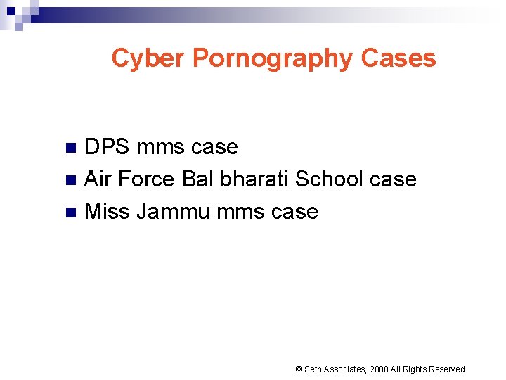 Cyber Pornography Cases DPS mms case n Air Force Bal bharati School case n Cyber Pornography Cases DPS mms case n Air Force Bal bharati School case n