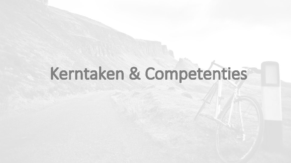 Kerntaken & Competenties 