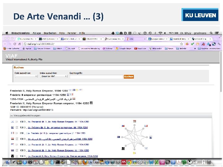 De Arte Venandi … (3) Towards a Social Semantic Scholarly Graph Stefan Gradmann, Huygens