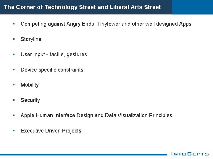 The Corner of Technology Street and Liberal Arts Street § Competing against Angry Birds,