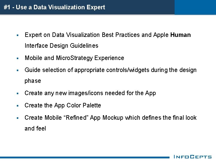 #1 - Use a Data Visualization Expert § Expert on Data Visualization Best Practices